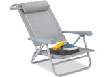 Relaxdays 10026478_111 Relaxdays Klappstuhl Grau