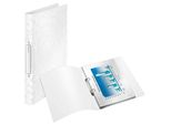 Leitz 4257-00-01 Raccoglitore Ad Anelli Wow Din A4 Pp Bianco-Metallizzato 2 Anelli(T)