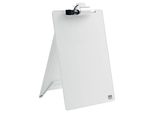 Nobo® 1905173 Bacheca In Vetro Diamond - A4, Bianco, Stand-Up