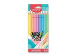 Maped 832069 Matita Colorata Triangolare Maped Color'peps Pastel, Confezione Da 12 Pezzi