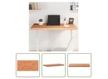 The Living Store Piano D'appoggio 100X50X4 Cm Rettangolare In Legno Massiccio Di Faggio