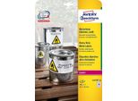 Avery Etichette Laser Per Uso Intensivo - Etichette In Poliestere - Bianco - 45,7 X 21,2 Mm 960 Etichette (20 Fogli X 48) (L4778-20)