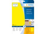 Herma 4421 Etichette Herma 4421 Giallo 210X297 Mm Carta Opaca 20 Pz. Rimovibili