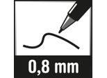 Pilot SCA-TM-R-BG Marcatore Permanente "Twin Marker"" Rosso Extra Fine"