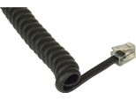 Inline® 18895 Cavo A Spirale, Spina RJ10 / Spina, Max. 4 M, Nero