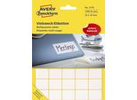 Avery Zweckform® 3318 3318 Etichette Universali - 22 X 18 Mm, Bianco, 1.200 Etichette/30 Fogli, Permanenti
