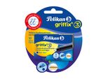 Pelikan 960575 Cartuccia Griffix® Per Penna A Inchiostro, Blu, Tipo T1RB