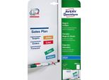 Avery J8867 - Magnetische Etiketten - Weiß - A4 (210 X 297 Mm) - 5 Stck. (J8867-5)