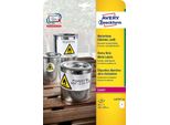 Avery Heavy Duty Laser Labels - Etichette In Poliestere - A4 (210 X 297 Mm) - 20 Pezzi (20 Fogli X 1) - (L4775-20)