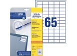 Avery Zweckform 6121 Universal-Etiketten, 38 X 21,2 Mm, 25 Blatt/1.625 Etiketten, Weiß (6121)