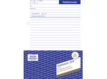 Avery Zweckform® 1019 1019 Memo Telefonico, Din A5, Preperforato, 50 Fogli, Bianco
