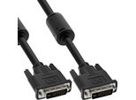 Inline® 17791 Cavo DVI-I, Digitale/Analogico, 24+5 Maschio/Maschio, Doppio Collegamento, 1,8 M