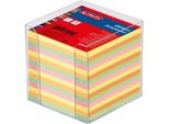 Scatola Per Appunti Herlitz, Plastica, 90 X 90 Mm, Cristallina