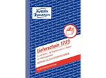 Avery Zweckform® 1723 1723 Bolle Di Consegna Con Ricevuta, Din A6, Con Ricevuta, 3 X 40 Fogli, Bianco, Giallo, Rosa