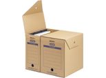 Scatola D'archivio Elba Sistema Tric Standard, Marrone Naturale