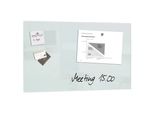 Sigel GL131 Lavagna Magnetica In Vetro Artverum - Superbianco, 78 X 48 Cm