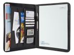 Wedo 58 5401 Custodia Per Scrittura Elegance A4 In Pelle Finta/Nylon Nero