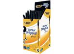 Bic® 872731 Penna A Sfera Cristal® Original Fine - 0,35 Mm, Nera (Indelebile)