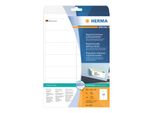Etichette Indirizzo A4 Bianco 99,1X38,1 Mm Carta Riposizionabile Opaca 350 Pz.