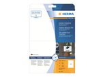 Herma 9535 9535 Etichette A4 Pellicola Adesiva Per Esterni Bianca 210X148 Mm Pellicola Opaca 20 Pz.