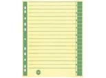 9541101100 Fogli Divisori - A4 Extra Larghi, Verdi, Stampa Cornice Colorata, 100 Pezzi