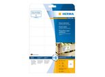 Herma Herma Etichette A4 70X42,3 Mm Bianco Carta Ad Adesione Extra Forte Opaca 525 Pz