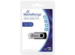 Mediarange Usb-Stick 16GB Usb 2.0 Swivel Swing Blister