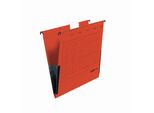 Falken 80002603 HäNgetasche Unireg - A4, 230 G/Qm, Manila-Rc-Karton, Mit LeinenfröSche, Rot