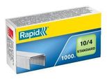Rapid® 24862900 Graffe N. 10 - Standard, Zincate, 1000 Pezzi