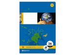 Staufen® Style 040416026 Heft LIN26 - A4 16 Blatt 80G/Qm 5Mm Kariert Mit Rand