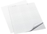 Q-Connect® KF18928 Blocco Per Lavagna A Fogli Mobili - 68 X 99 Cm, Bianco, 80 G/M², 20 Fogli