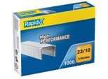 Rapid® 24869900 Graffette 23/10Mm Forti, Zincate, 1000 Pezzi