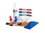 Nobo® 1901430 Set Iniziale Di Lavagne Bianche 32 Pezzi Assortiti