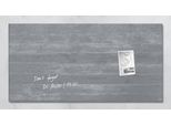 Sigel GL148 Lavagna Magnetica In Vetro Artverum - Design Cemento A Vista, 91 X 46 Cm