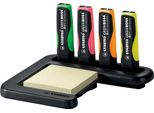 Stabilo Green Boss Evidenziatore 4 Pz Punta Smussata Verde, Arancione, Rosa, Giallo