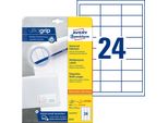 Avery Zweckform® 6172 6172 Etichette Universali Ultragrip - 64,6 X 33,8 Mm, Bianco, 720 Etichette, Permanenti