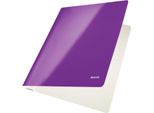 Leitz Wow Raccoglitore A Fogli Mobili, Din A4, Cartone, Viola