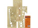 KOH-I-NOOR 703071 Schablone Elektro - 3Er Set