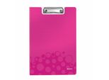 Cartella Per Appunti Leitz Wow, Din A4, Polistirolo, Rosa-Metallizzato
