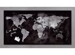 Sigel® GL270 Lavagna Magnetica In Vetro Artverum® - Globe, Nero, 91 X 46 Cm