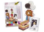 Folia 880409 Glitterpapier - 10 Blatt, 24 X 34, Sortiert