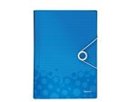 Cartella Progetto Leitz Wow, A4, Pp, 6 Cartelle, Blu-Metallico