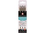 Sakura POXSDKPN3A Fineliner Pigma Micron Pn Ufficio Set Da 3