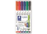 Staedtler Pennarello Lumocolor Bianco 6St Box