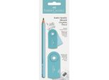 Faber-Castell 111676 FABER-CASTELL Set Di Scrittura Jumbo Grip Sparkle Pearl, Turchese