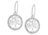 Lotus Orecchini In Argento Con Zirconia 925 Orecchini In Argento Con Albero Della Vita Da Donna JLP1746-4-1