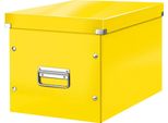 Leitz 6108-00-16 Leitz Click & Store Wow Cube L, Giallo