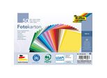 Folia 615/50 99 Folia Fotokarton, Din A5, 300 G/Qm, 25 Farben Sortiert