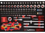 Ks Tools Set Di Chiavi A Bussola Da 1/4"+ 1/2"" Con Inserto In Schiuma 137 Pz. 811"