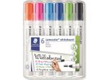Staedtler 351 WP6-1 Marcatore Per Lavagna Bianca Lumocolor 351, 6Er Etui